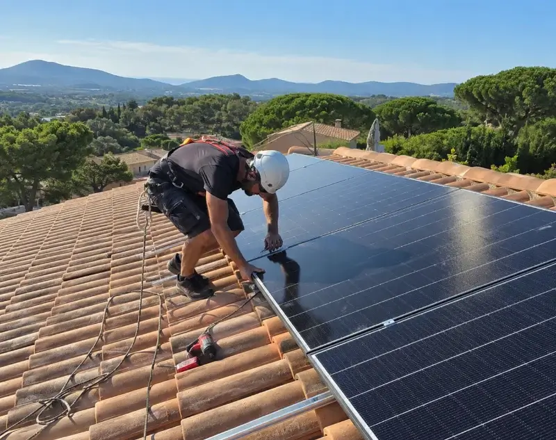 Installateur panneaux solaires Le Pin — pose photovoltaïque sur toiture